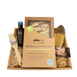 Bax im Holz Geschenk-Set