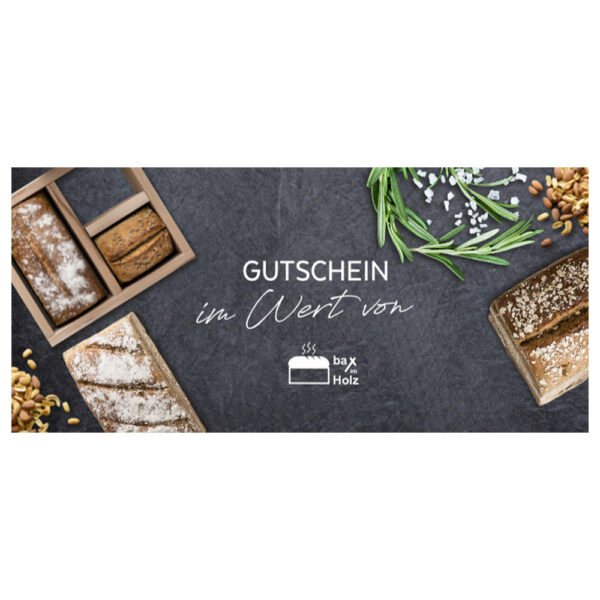 Bax im Holz Gutschein