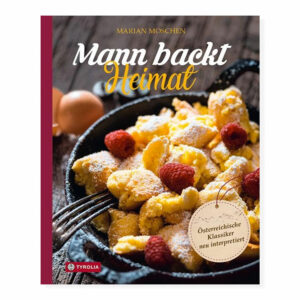 Mann backt Heimat Backbuch Marian Moschen