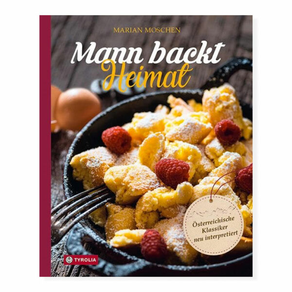 Mann backt Heimat Backbuch Marian Moschen