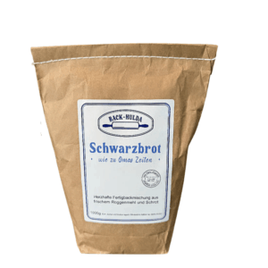 Backmischung Schwarzbrot von Back Hulda´s Shop 1000g